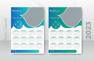 vägg kalender 2023, vägg kalender design mall för 2024, enkel, rena, och elegant design kalender för 2022, 2022 vägg kalender mall design, vägg kalender 2025 vektor