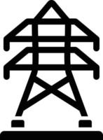 elektrische Turm-Vektor-Icon-Design-Illustration vektor