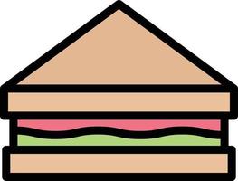 Sandwich-Vektor-Icon-Design-Illustration vektor