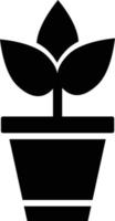 Pflanzen-Vektor-Icon-Design-Illustration vektor