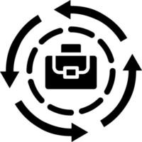 Symbolstil für Karrierewechsel vektor