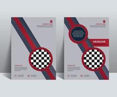 Bifold Broschüre Vorlage und Buch Startseite Design vektor