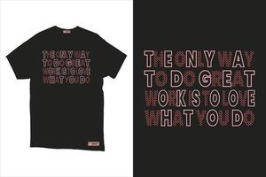 Typografie T-Shirt Design Vorlage mit Grunge vektor