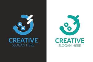 kreativ c Brief Logo vektor