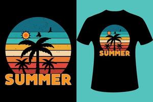 Sommer- Vektor T-Shirt Design. Vektor Illustration Design. Sommer- t Hemd Design.