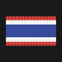 Thailand Flagge Vektor Illustration