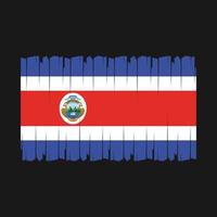 Costa Rica Flagge Vektor