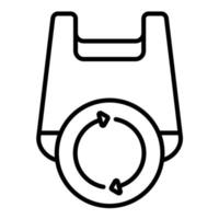 Tasche Recycling Vektor Symbol