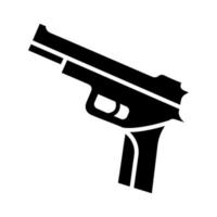 polis pistol vektor ikon