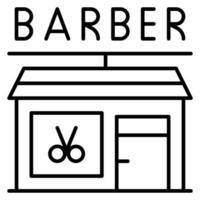 Friseursalon-Vektorsymbol vektor