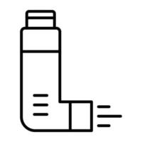 Inhalator-Vektor-Symbol vektor