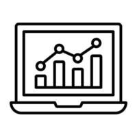 uppkopplad statistik vektor ikon