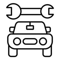 Auto-Service-Vektor-Symbol vektor