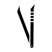 Pinzetten-Vektor-Symbol vektor