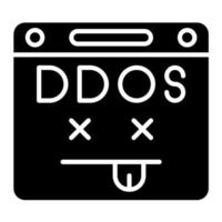 ddos-Vektorsymbol vektor