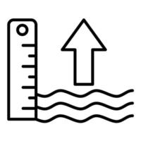 Vektorsymbol für Flut vektor