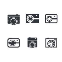 Kamera-Logo Bilder eingestellt vektor