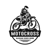 Moto-Cross Logo Vorlage Design Vektor