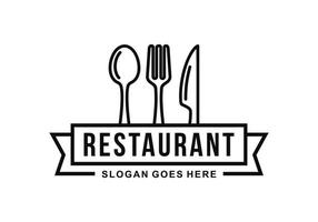 Restaurant Logo Vorlage Design Vektor