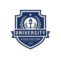 Universität Logo Design Vektor