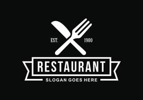 Restaurant Logo Vorlage Design Vektor