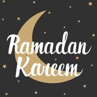 Ramadan kareem Gruß Karte Design Vorlage vektor