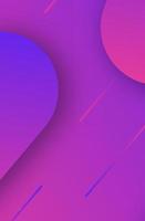 modisch geometrisch lila Hintergrund mit abstrakt dynamisch Formen. Geschichten Banner Design. futuristisch Muster. Vektor Illustration