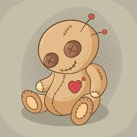 Brun Voodoo Doll Vector