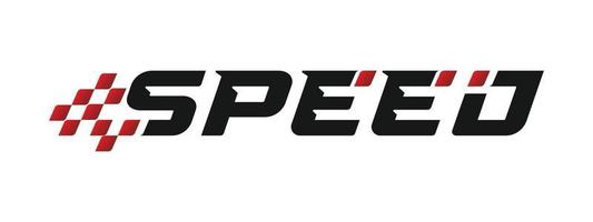 hastighet logotyp design, för tävlings och bil- vektor
