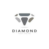 einfach Diamant abstrakt Logo, z Geschäft, Abzeichen, Schmuck kaufen, gold Shop, Anwendung, Vektor