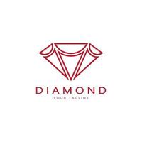 einfach Diamant abstrakt Logo, z Geschäft, Abzeichen, Schmuck kaufen, gold Shop, Anwendung, Vektor