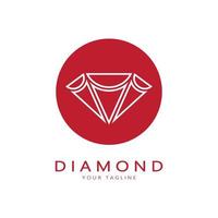 einfach Diamant abstrakt Logo, z Geschäft, Abzeichen, Schmuck kaufen, gold Shop, Anwendung, Vektor