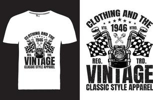 Vintage-T-Shirt-Design vektor