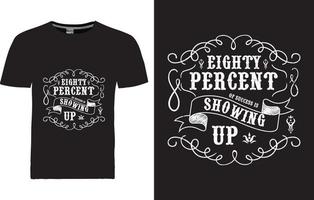 Typografie T-Shirt Design vektor