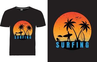 Sommer-T-Shirt-Design vektor