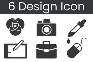 Sammlung von häufig benutzt wesentlich Symbole. geeignet zum Design Elemente von Design . wesentlich Symbol einstellen im kostenlos Vektor