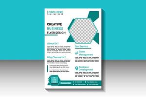 professionelle Business-Flyer-Design-Vorlage vektor