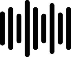 Klang Welle Symbol Vektor isoliert auf Weiß Hintergrund