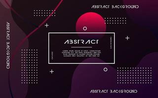 modern abstrakt Flüssigkeit Farbe Hintergrund. dynamisch texturiert geometrisch Elemente Design mit Punkte Dekoration. können Sein benutzt auf Plakate, Banner, Web und irgendein Mehr vektor