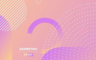 abstrakt lila Gradient geometrisch Hintergrund Banner Design. vektor