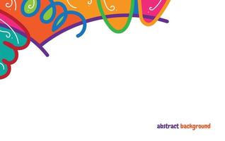 kostenlos Hintergrund mit abstrakt Formen und Farben. modern Vektor Muster zum komisch Broschüre Startseite Vorlage Design
