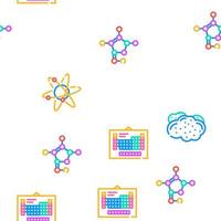 Chemie Wissenschaft chemisch Vektor nahtlos Muster