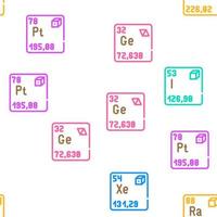 Chemie Wissenschaft chemisch Vektor nahtlos Muster