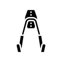 verktyg krok garage verktyg glyf ikon vektor illustration