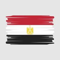 egypten flagga borsta vektor