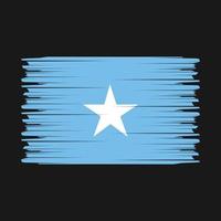 somalia flagga borsta vektor