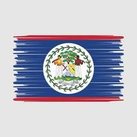 belize flagga borsta vektor