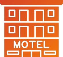 Motel Symbol Stil vektor