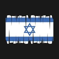 israel flagga vektor