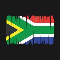 Sydafrika flagga vektor